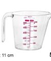 Pack 12 Jarras Medidora 500ml plástic./ Medidas 16x9.5x11cm