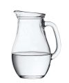 Pack 6 Jarras  Vidrio Mod BISTRO -1litro / Altura 200mm