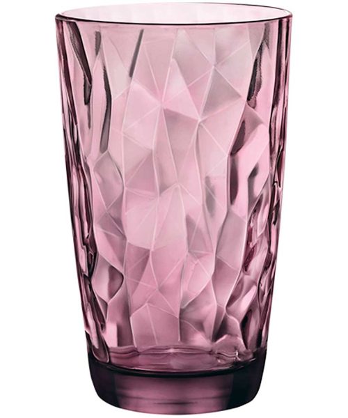 Pack 12 Vasos Cristal Rock Púrpura -470 ml / Altura 14.3cm