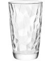 Pack 12 Vasos Cristal Diamond Transparente -470 ml / Altura 14.3cm