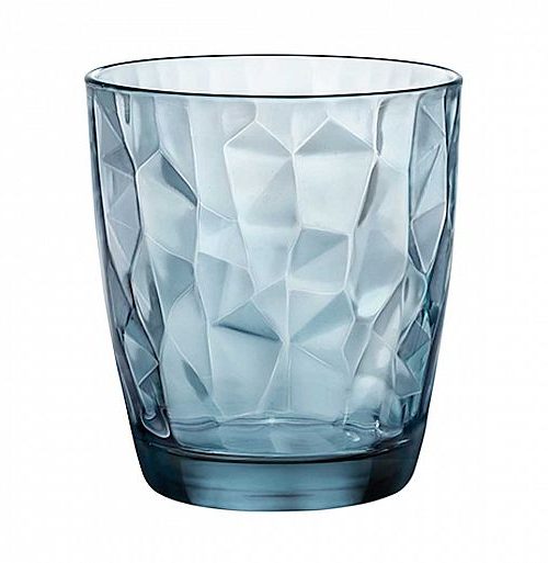 Pack 12 Vasos Cristal Ocean Blue -390 ml / Altura 10cm