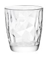 Pack 12 Vasos Cristal Diamond Transparente -390 ml / Altura 10.2cm