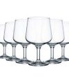 Pack 6 Copas Cristal Tensionado Mod Coliseo Agua 28cl Apilable / Medidas 6.8x13.7cm - Imagen 3