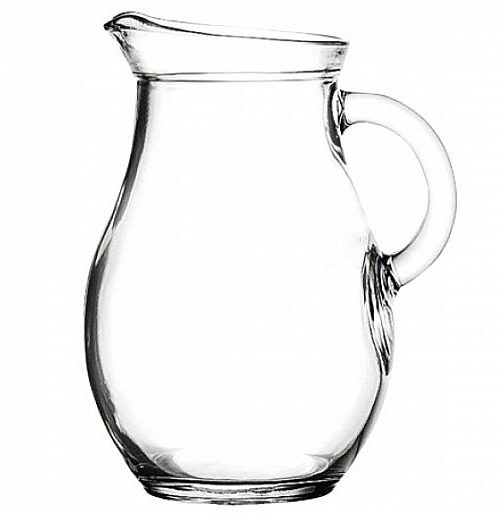 Pack 6 Jarras  Vidrio Mod BISTRO -1.85 Litros  / Altura 240mm