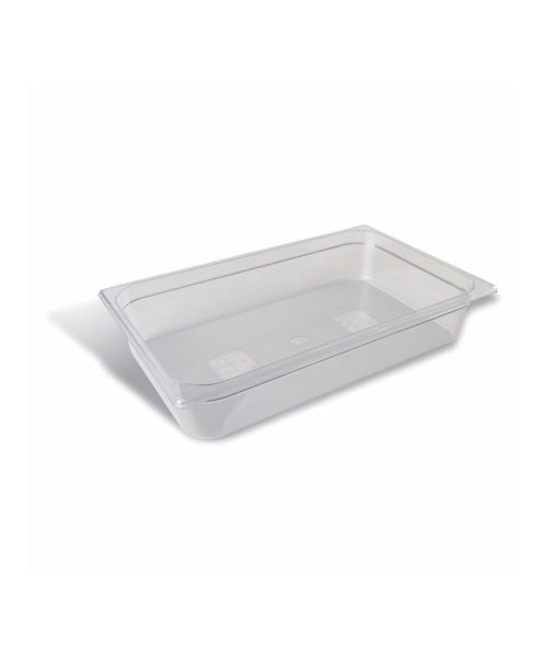 Cubeta POLICARBONATO GN 1/1 Medidas 53.32 x 26,5 cm -Profundidad 100 mm-13.3 Litros