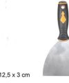 Pack 12 Espátulas  Acero Planchas Chef 12cm / Medidas 23x12,5x3cm