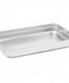 Cubeta Acero Inox GN 1/1Medidas 53 x 32,5 cm -Profundidad 20 mm - 2.7 litro