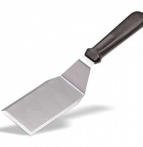 Espátula PLANCHA de Acero inoxidable c/mango ABS 12cm