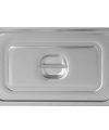 Tapa CUBETA GN1/1 Acero Inox con Asa /Medidas 53x32.5cm