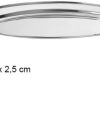 Pack 10 Bandejas Ovaladas Metálicas 40cm