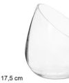 Pack 12 Centros  Mesa Cristal  17.5cm / Medidas 15x12x17.5cm