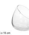 Pack 24 Centros  Mesa Cristal  15cm / Medidas 11.5x9.5x15cm
