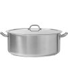 Cacerola Baja c/ tapa Acero Inox 36cm. 14,0 L.18/10