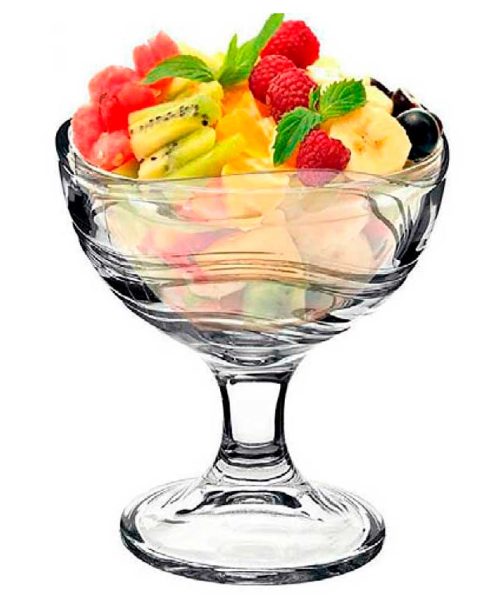 Pack 6 Copas Helado Acapulco Vidrio - 175ml / Medidas 9,4. Alto 10,5 cm