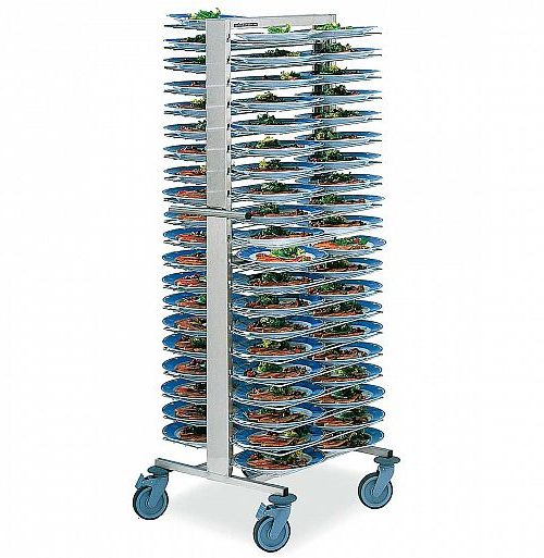 Carro de Emplatar Capacidad 80 o 120 Platos /Medidas 64,5x66,5x174 cm