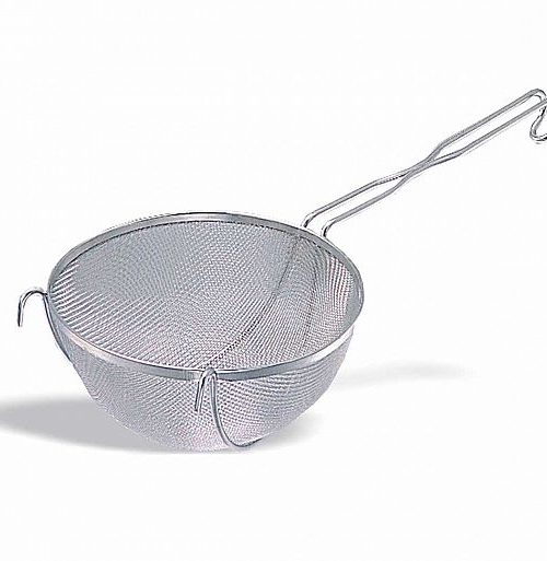 Colador Aluminio 1/2 Bola Reforzado 20cm