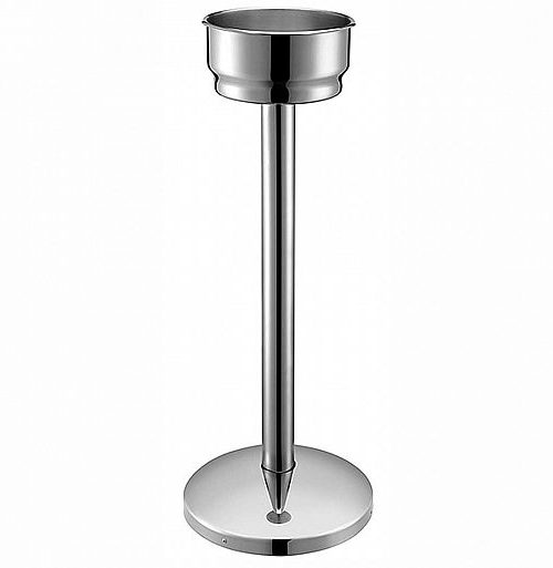Pie con Portacubos F4 -18 cm. Acero Inoxidable /Alto 67,5 cm