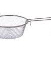 Pack 12 Cestos Acero Inox  c/ Mango 18cm / Medidas 18x32x8cm