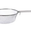 Pack 12 Cestos Acero Inox  c/ Mango 20cm / Medidas 20x34x8cm