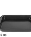 Pack 12 Moldes Horno Rectangular Metal / Medidas 36x22x5cm
