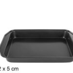 Pack 12 Moldes Horno Rectangular Metal / Medidas 36x22x5cm