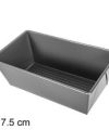 Pack 12 Moldes Horno Rectangular Metal / Medidas 21x11x7.5cm