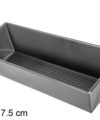 Pack 12 Moldes Horno Rectangular Metal / Medidas 30x11x7.5cm