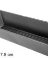 Pack 12 Moldes Horno Rectangular Metal / Medidas 35x11x7.5cm