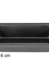 Pack 12 Moldes Horno Rectangular Metal / Medidas 30x16x6cm