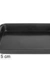 Pack 12 Moldes Horno Rectangular Metal / Medidas 38x24x5cm