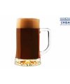 Pack 6 Jarras Cristal  BEER & CERVEZA 50cl "MAXIM"