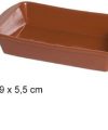 Pack 9 Fuentes Rectangular Barro & Pro / Medidas 26x19x5.5cm
