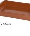 Pack 8 Fuentes Rectangular Barro & Pro / Medidas 32x23x5.5cm