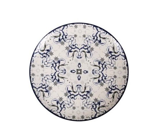 Pack 12 Platos LLANO 26cm / TESA MONACO Brillo