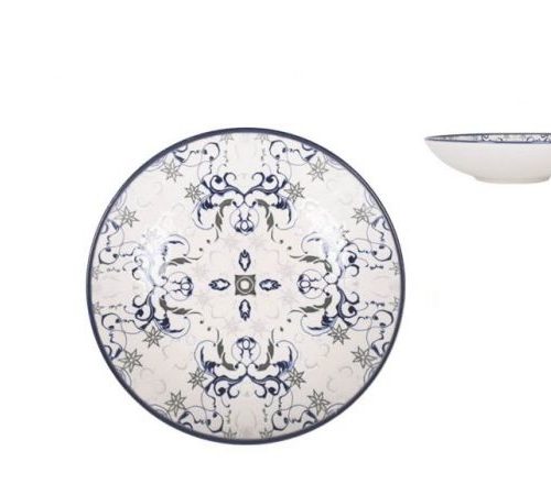 Pack 12 Platos HONDO 21cm / TESA MONACO Brillo