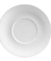 Pack 12 Platos Porcelana Blanca  Café Leche & Té 10-118 cl