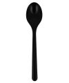 Pack 120 Cucharas Reutilizable Durable PP Mineral Negra 17,5cm