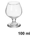 Pack 108 Copas Cristal Mod -Coñac 100ml / Medidas 6x6x9,5cm