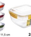 Pack 16 Tapper PRO - Rectangular Hermético 2400ml / Medidas 20x20x11.5cm