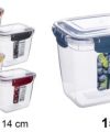 Pack 36 Tapper PRO - Rectangular Hermético 1575ml / Medidas 13x17x14cm