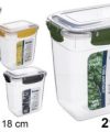 Pack 24 Tapper PRO - Rectangular Hermético 2100ml / Medidas 13x17x18cm