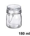 Pack 48 Botes Cristal Herméticos Redondos 180 Gramos/ Medidas 7x10x9cm