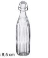 Pack 24 Botellas Cristal Rayas /tapón Gaseosa 1 L