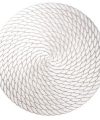 Pack 36 Salvamantel PvC Redondo Gris  / Medidas 38cm