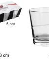 Pack 72 Vasos Cristal Agua-Conic 260ml -Apilables / Medidas 8x8x8,5cm