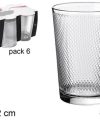 Pack 36 Vasos Cristal Sidra Diamont  500 ml / Medidas 9x9x12cm
