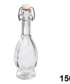 Pack 48 Botellas Orujo c/tapón Hermético 150 ml / Medidas 6x18cm