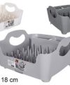 Pack 12 Cestas Escurridor Plástico PRO- Multiusos / Medidas 32x36x18cm