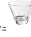 Pack 96 Bowl Cristal Redondo Aperitivo / Medidas 11x11x7cm