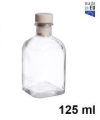 Pack 40  Botellas Cristal FRASCAS c/Tapón Silicona 125 ml/ Medidas 11x5x5cm